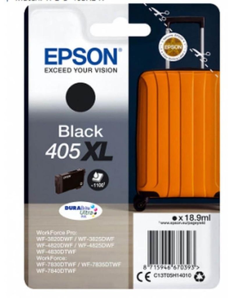 Epson Tintenpatrone schwarz DURABrite Ultra Ink 405XL T Produktbild 