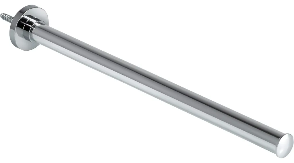 Porte-torchon télescopique en métal brillant pour cuisine et salle d'eau