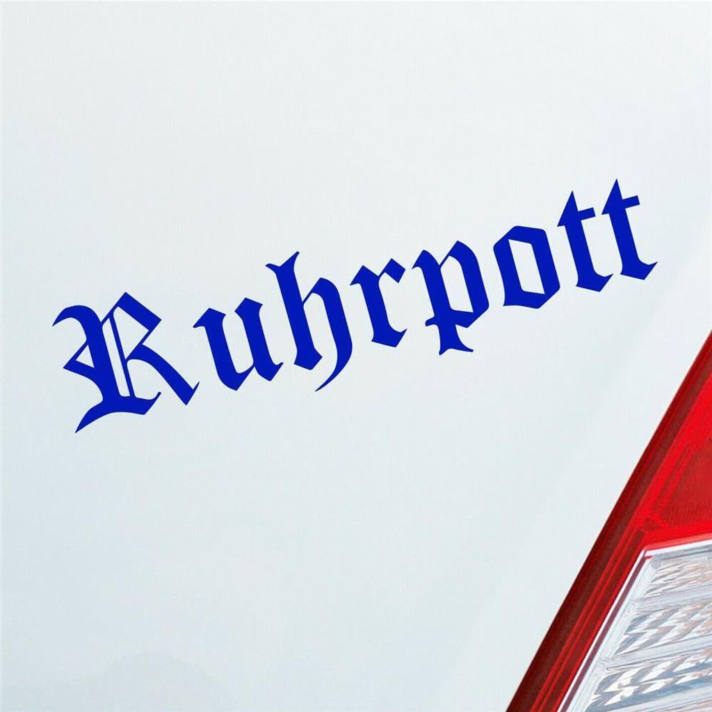Auto Aufkleber Ruhrpott Ruhr Pott NRW Dortmund Bochum 15x4 Produktbild 