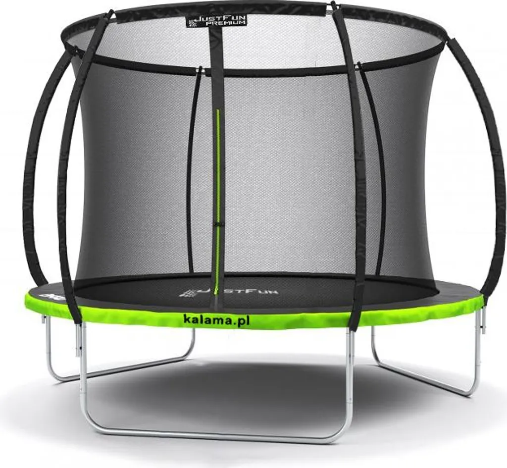 Trampoline de Jardin Just Fun 312cm Sécurisé Anti-Chute pour Enfants