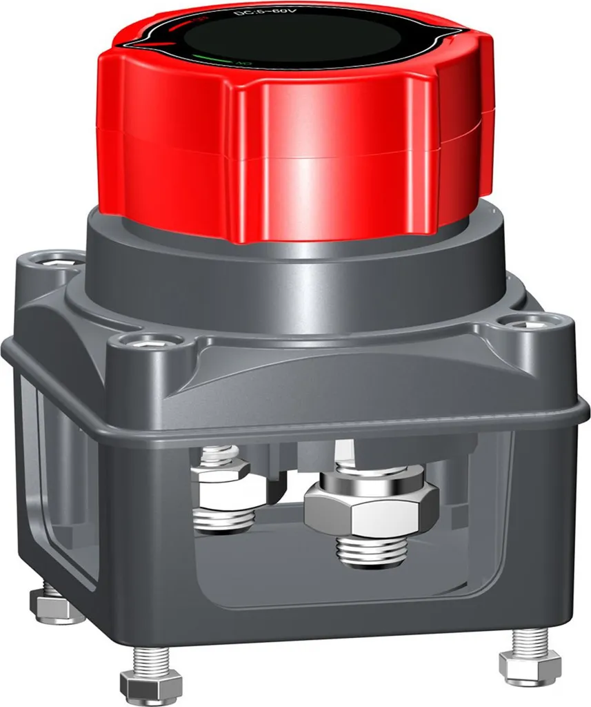 Coupe-batterie 5-60V avec voltmètre intégré et kit d'arrêt caravane
