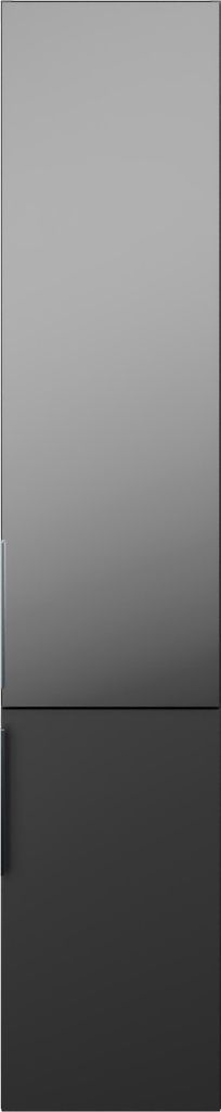 burgbad Eqio Hochschrank 2-türig, Türanschlag rechts, eine Tür außen verspiegelt, 1760x350x320mm, HSKW035RF6584G0146