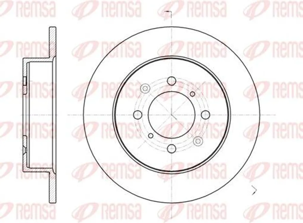 Disque de frein de rechange pour trajet urbain Civic et Zafira