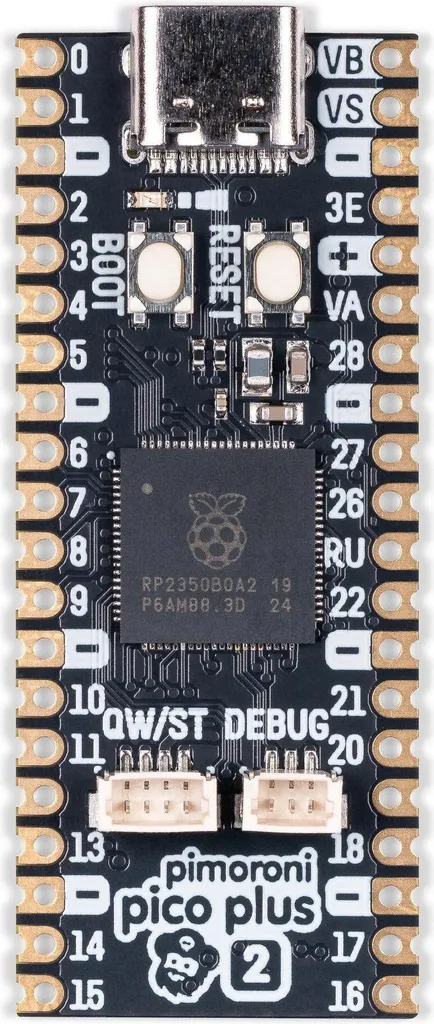 Microcontrôleur RP2350 Pimoroni Pico Plus 2 pour Prototypage Rapide