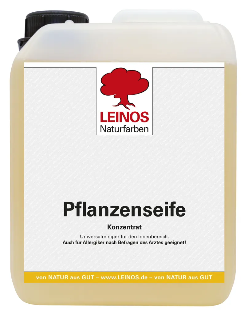 Leinos Savon végétal 930 2,5L : Nettoyant naturel pour bois huilé et ciré