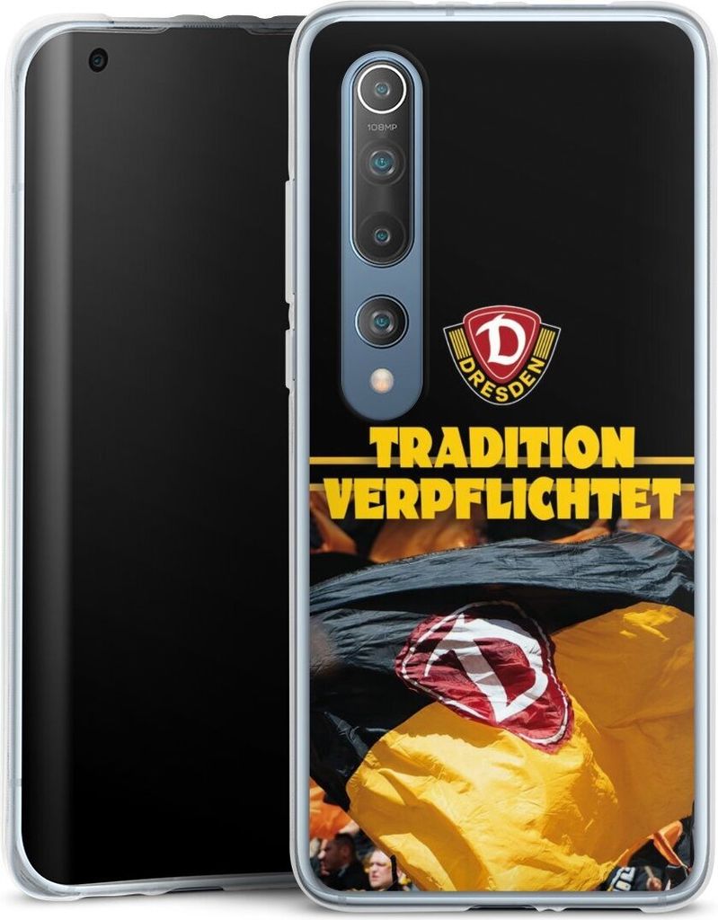 DeinDesign Handyhülle für Xiaomi Mi 10 Silikon Hülle Case Smartphone Schutzhülle Fanartikel SG Dynamo Dresden SGD