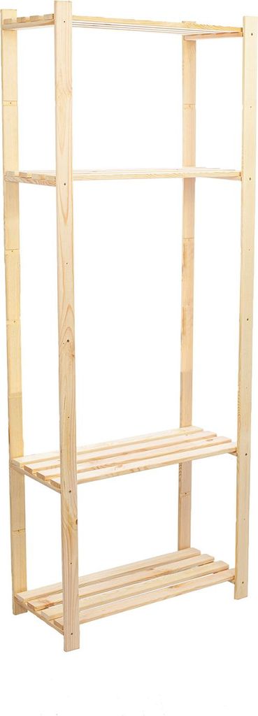 STOLMAK Dřevěný regál z masivní borovice 80x170x28,5 cm, 4 Obrázek produktu 