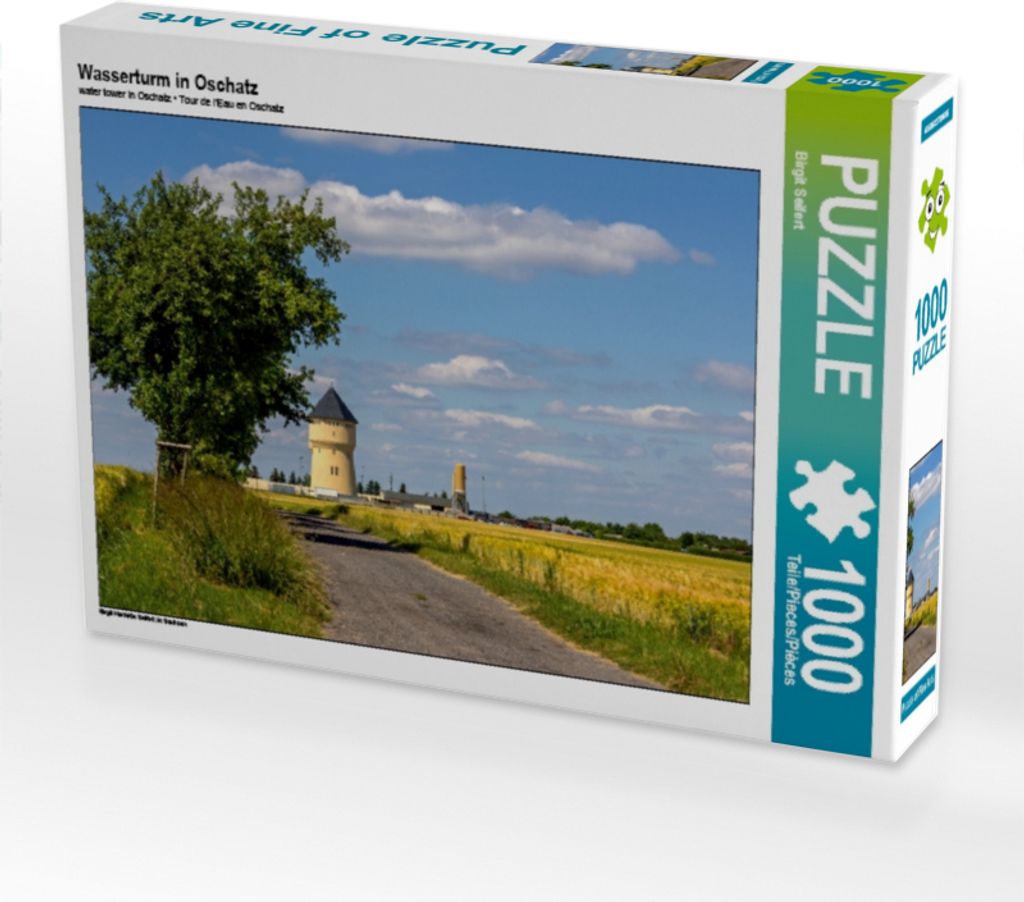 Calvendo Wasserturm in Oschatz 1000 Teile Puzzle quer 640x480mm, Seifert Birgit; 7349157