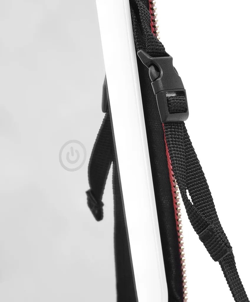 Mallette maquillage LED avec miroir tactile et compartiments modulables - 9