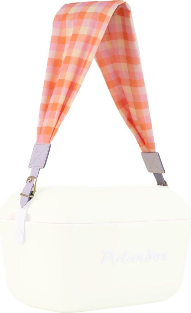 Polarbox Prinkstyle Strap Vichy Check Lilac 91cm