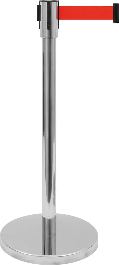 Posto di blocco Saro in acciaio inox con cinturino in rosso Af306Sr sistema completo