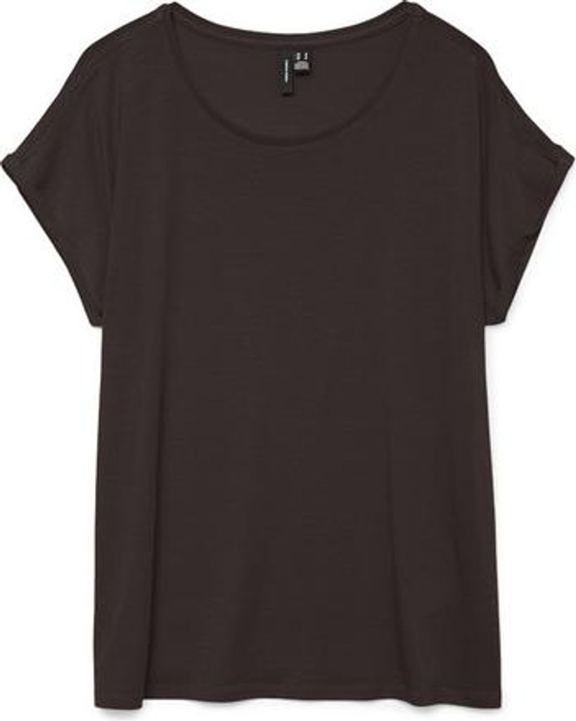 Vero Moda VMAVA PLAIN SS TOP JRS NOOS Chocolate Torte M Produktbild 