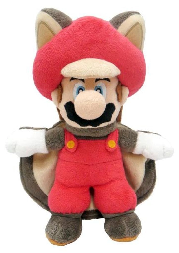 Plüschtier – Super Mario, Flug Eichhörnchen Mario, 24 cm Produktbild 
