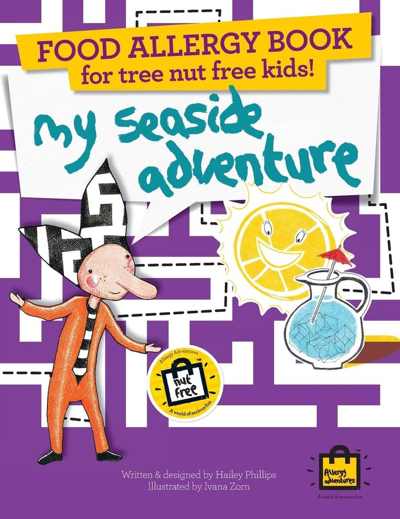 Food Allergy Book for Tree Nut Free Kids!: My Seaside Adventure – Children's Allergy Adventures Series