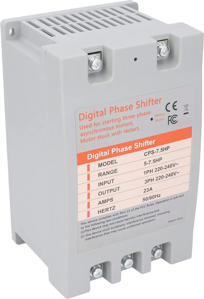 Convertisseur de Phase 7,5 CV : Solution pour Moteur Triphasé sur 220V - 3
