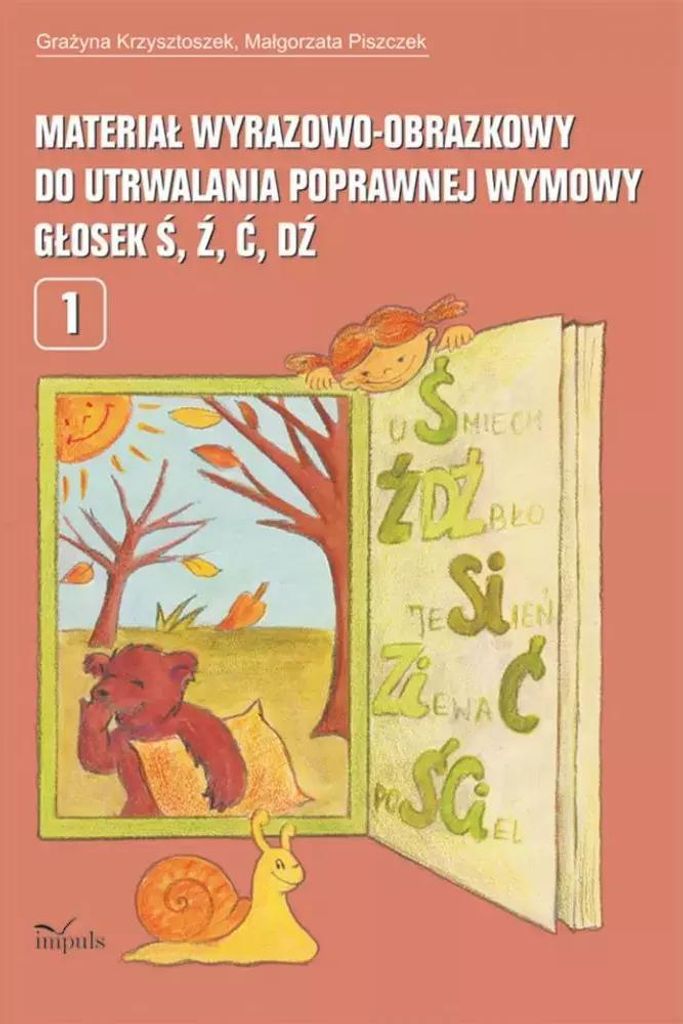 Pictionary-Bildmaterial zur richtigen Aussprache der Laute ś, ź, ć, dź