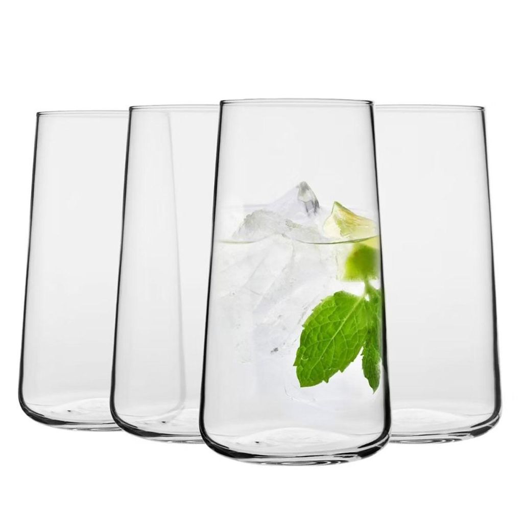 KROSNO Infinity Wassergläser 4er-Set 600 ml – handgemachte Produktbild 