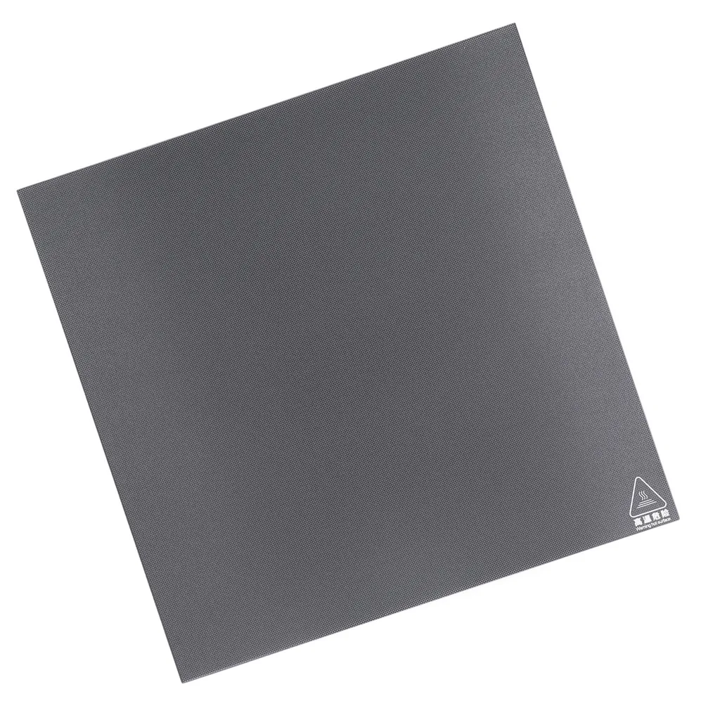 Plateau en verre 350x350x4mm : résout les problèmes de planéité 3D