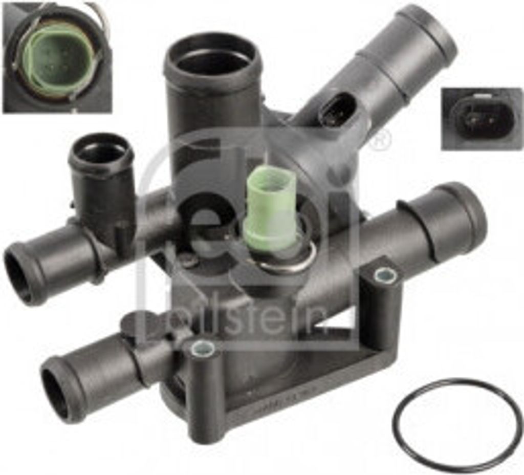 FEBI BILSTEIN 108008 - OE 06A 121 111 Thermostat, Kühlmittel für Golf IV (1J), Bora (1J), Octavia I (1U), Leon (1M1), A3 (8L)
