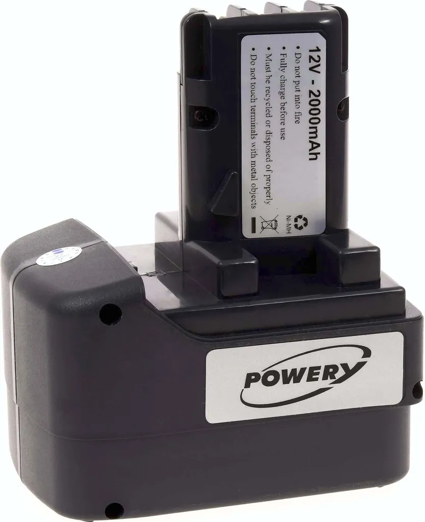 Batterie pour Metabo 6.31747.00 - Accu de Rechange Ni-MH 12V 3000mAh
