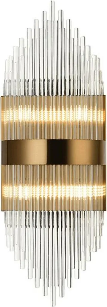 Éclairage Mural de Luxe pour Salon en Cristal et Laiton Dynasty 54cm