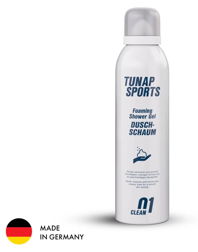 TUNAP SPORTS Duschschaum – 200 ml | Frischer, pflegender Produktbild 