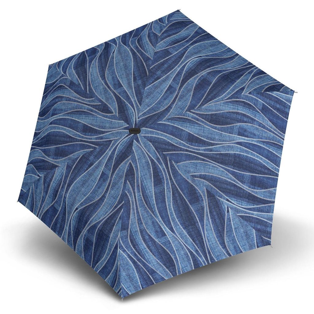 Knirps Taschenregenschirm Regenschirm X4U Jeans blau