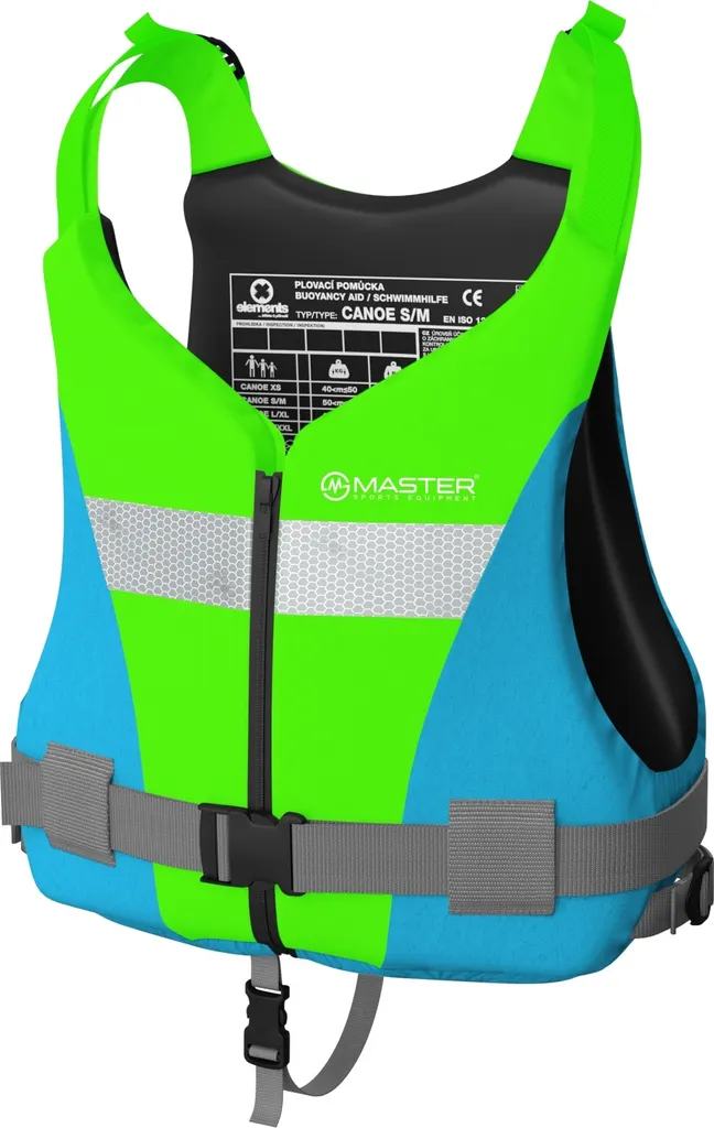 MASTER Eleave Gilet de natation Bleu S-M - Idéal Apprentissage 3-6 ans