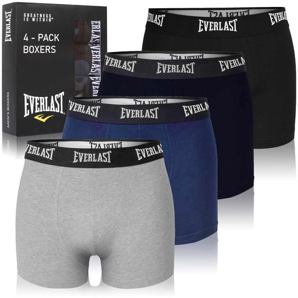 Everlast Boxershorts Herren 4er Pack Baumwolle Produktbild 