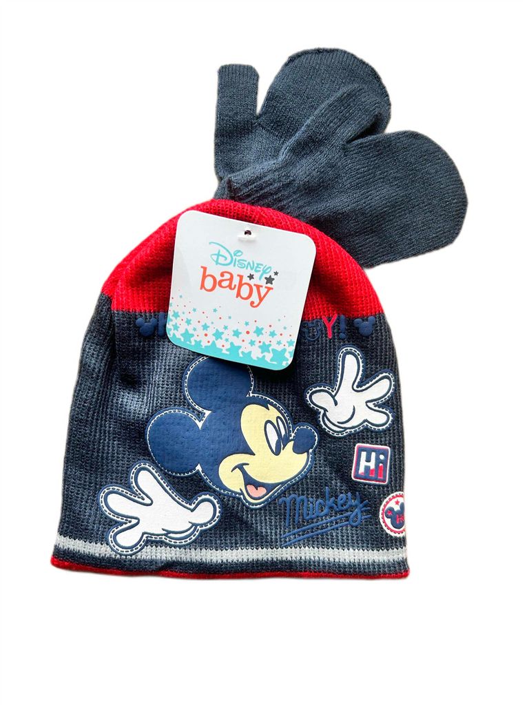 Set di cappello e guanti Disney Topolino per l'inverno e Immagine del prodotto 