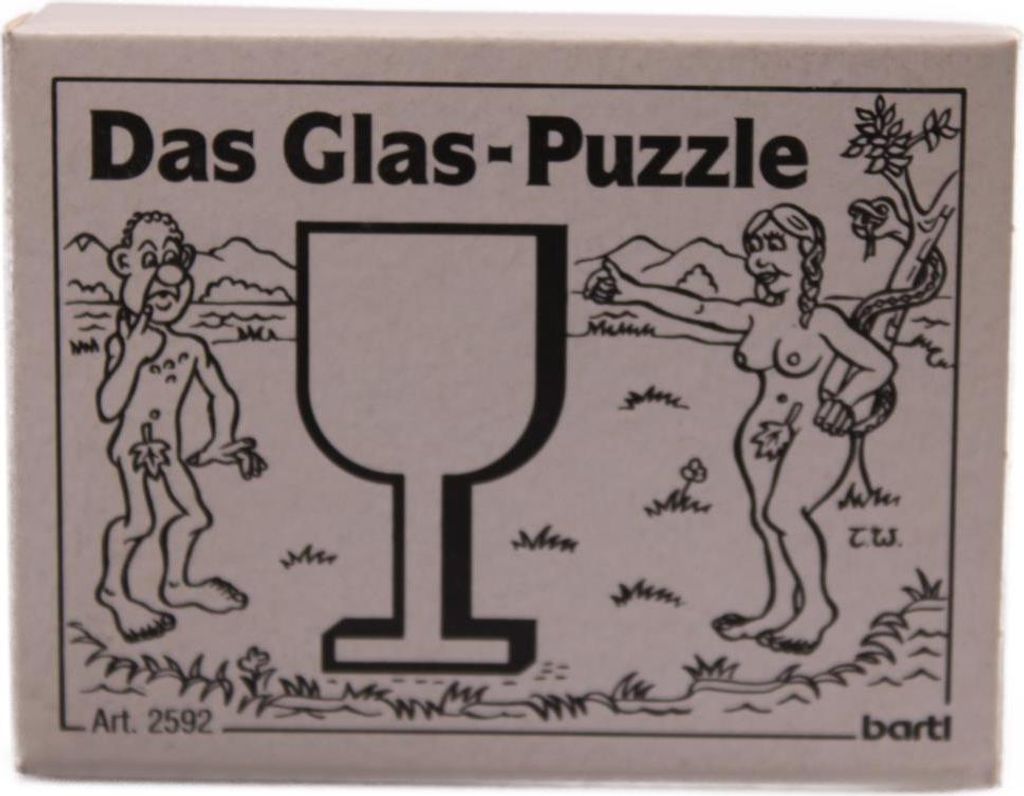 Mini Logic Spiel "Das Glas-Puzzle"