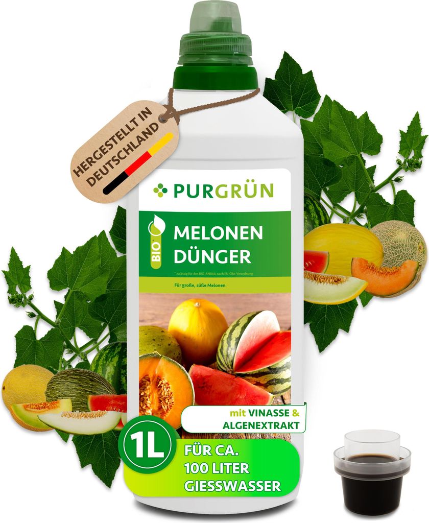 Purgrün -Melonen-Dünger 1 Liter,