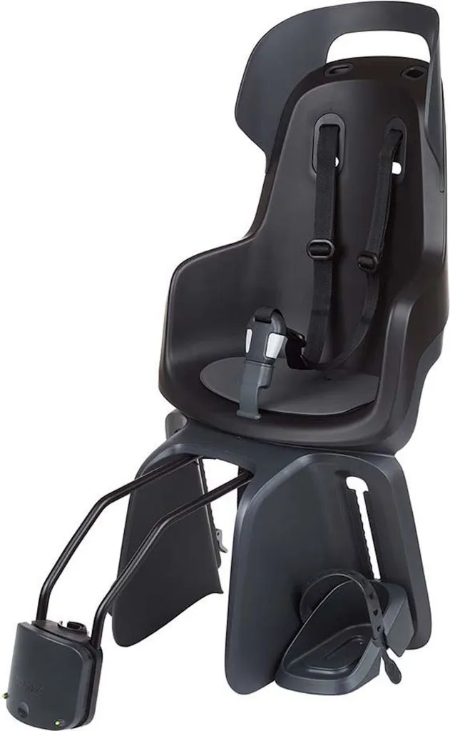 Bobike Siège enfant GO 1P-arceau Urban Black pour vélo arrière noir