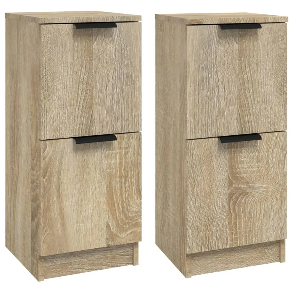 Offerta Set 2 Credenze 30x30x70 cm Rovere Sonoma Maison Exclusive