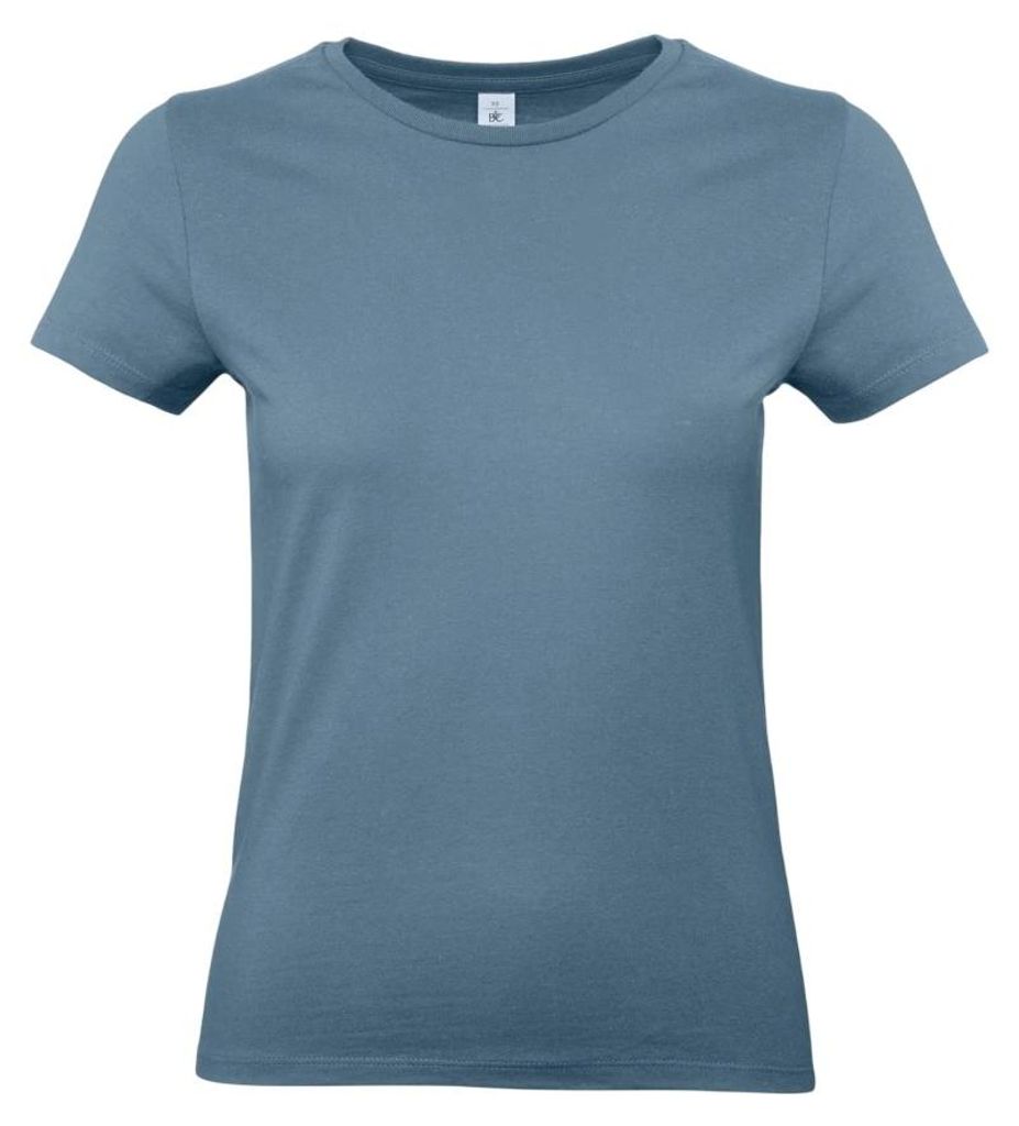 B&C - "E190" T-Shirt für Damen RW9634 (S) (Stein Blau)