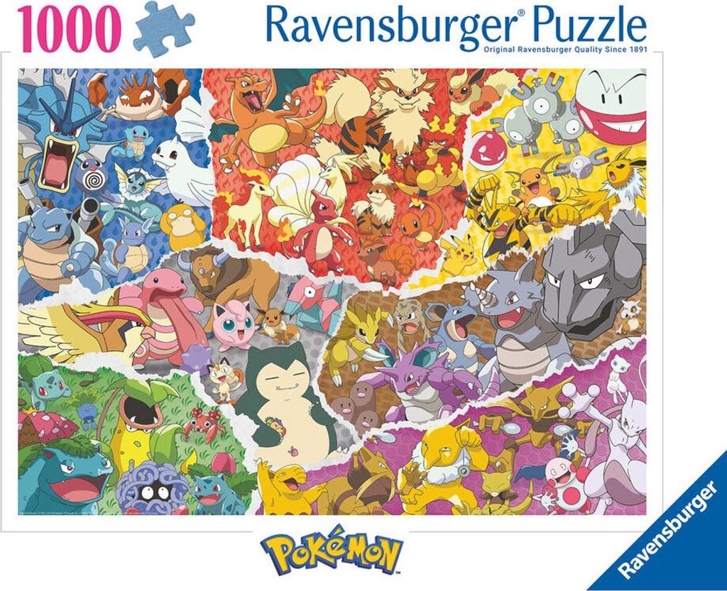 Ravensburger Puzzle 1000 elementów Pokémon - Oryginalny Zdjęcie produktu 