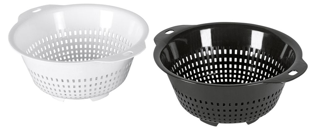 my basics Salatseiher weiß/anthr.31cm mb 188695 Produktbild 