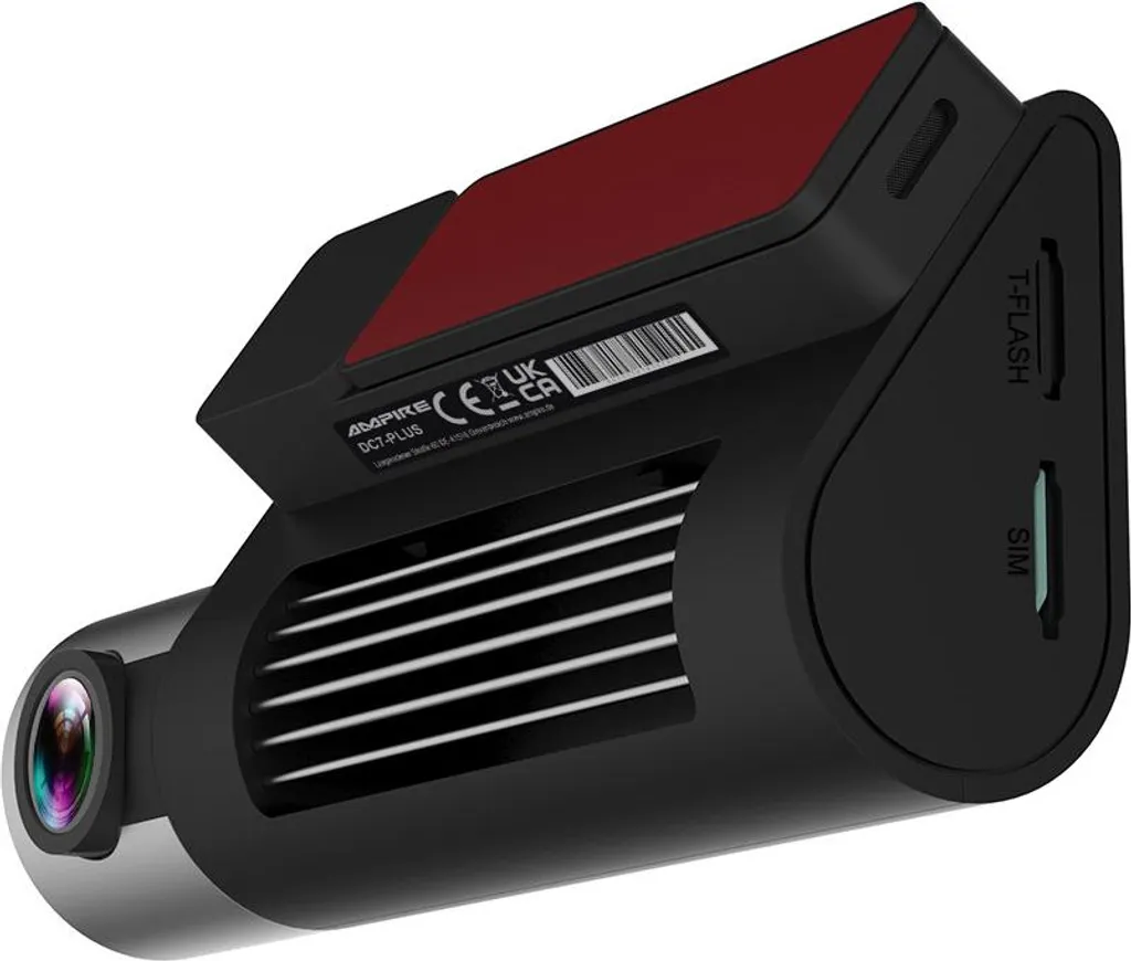 Dashcam double caméra Ampire DC7-Plus avec écran tactile de contrôle