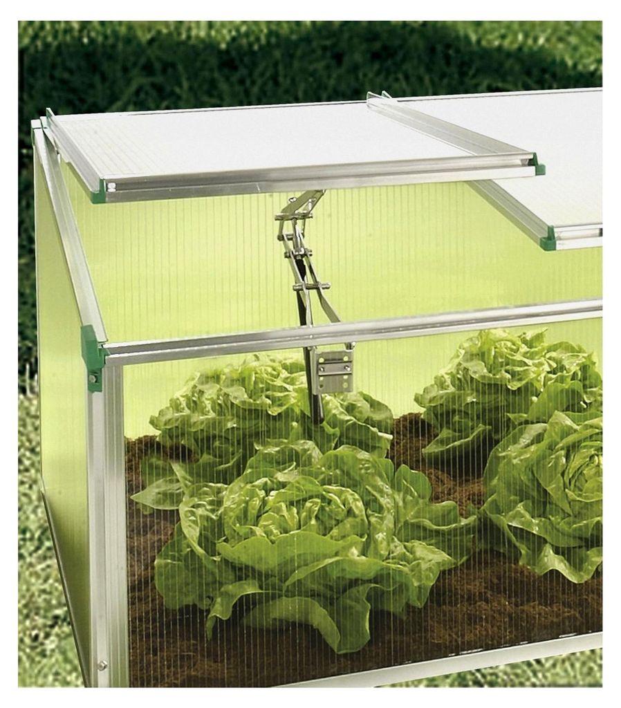 Fensterautomatik für Frühbeete und Gewächshäuser
