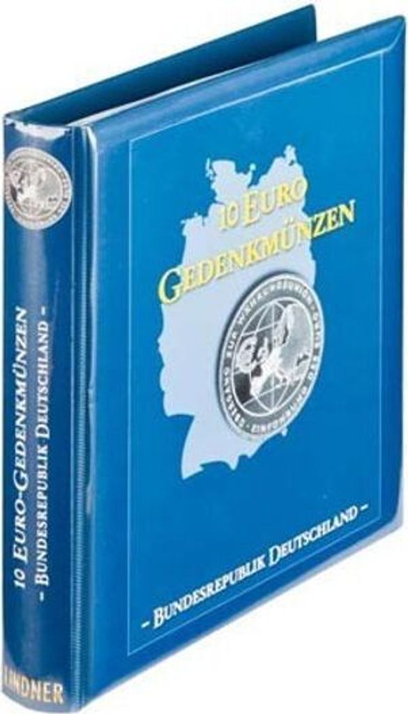 Lindner 1117M2 Vordruckalbum 10 Euro-Gedenkmünzen: Deutschland Teil II 2010-2013