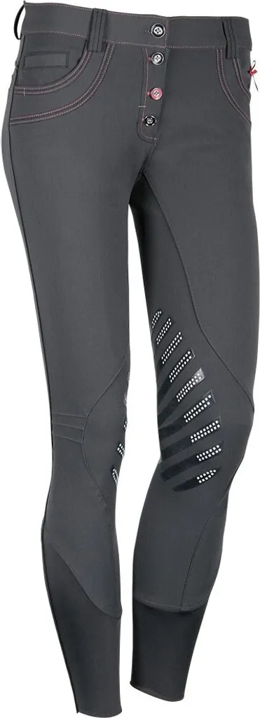 Pantalon d'équitation femme gris Rimini Harrys Horse en taille 176