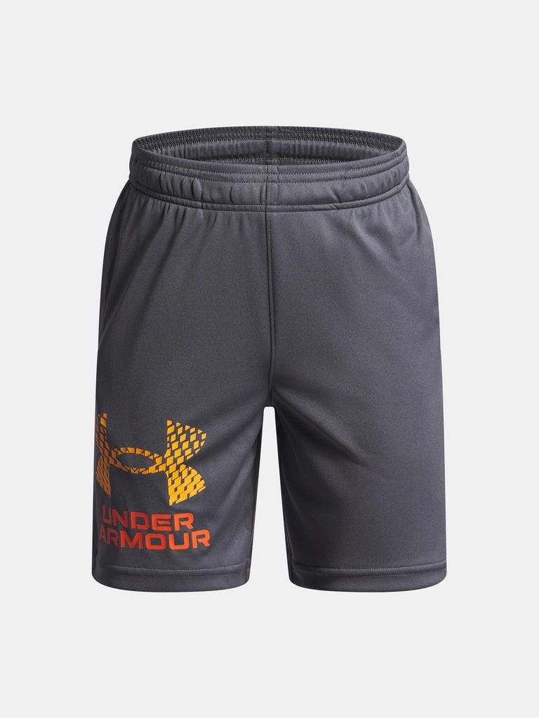Under Armour UA Tech Logo Shorts für Jungen – Grau YLG