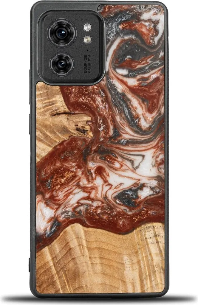 Cover Bewood Venere per Motorola Edge 40: Legno e Resina Artigianale