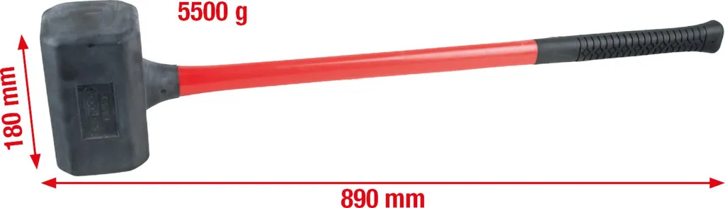 Marteau sans rebond 5,5kg pour montage industriel et maintenance lourde