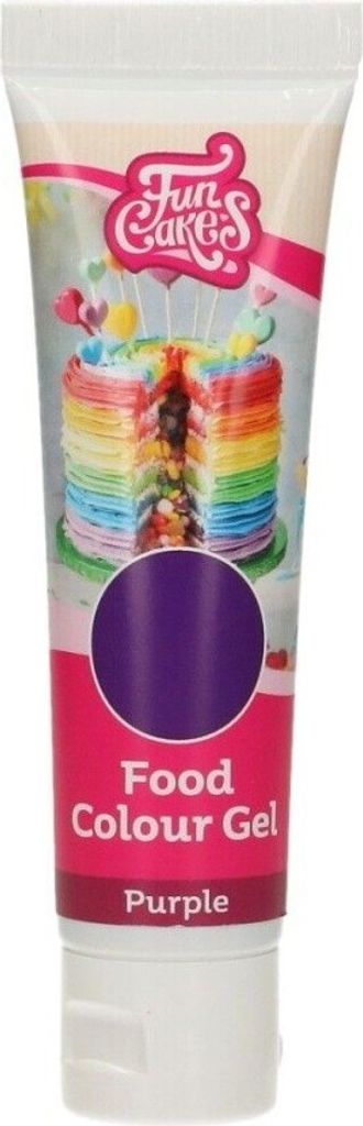 FunCakes Edible FunColours Gel - Purple 30g Produktbild 
