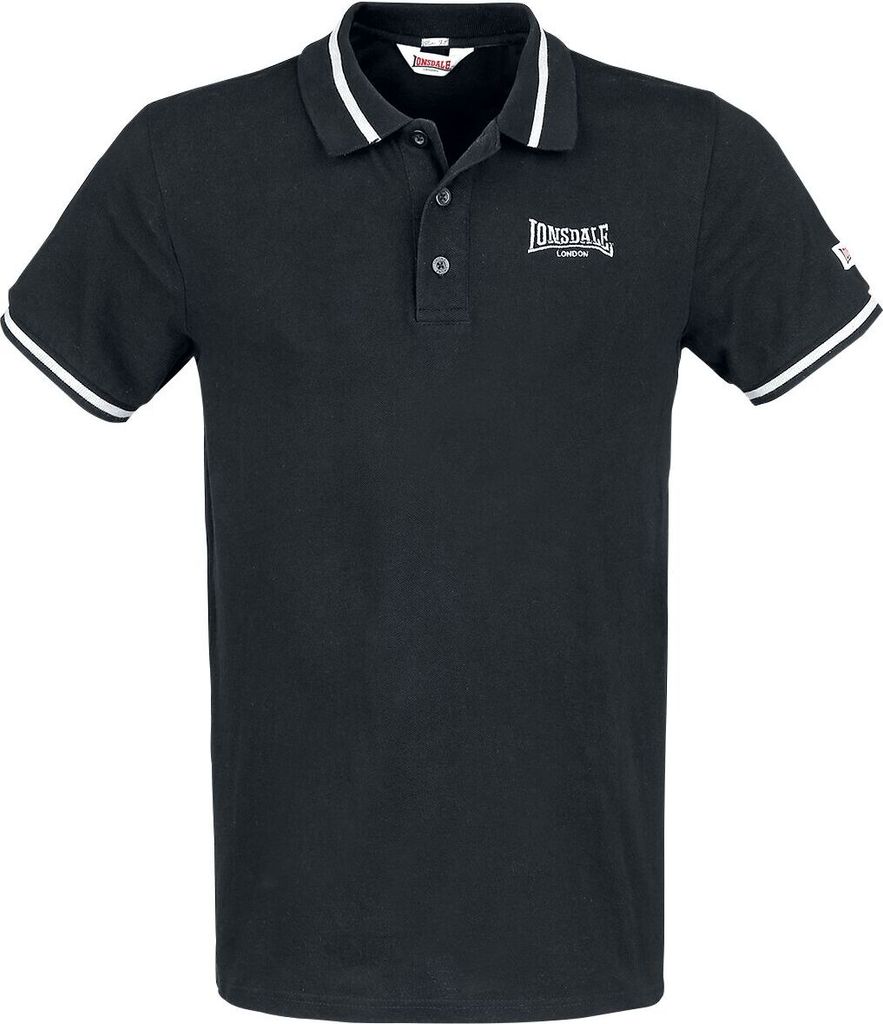 Lonsdale London Poloshirt Herren Causton schwarz S Produktbild 