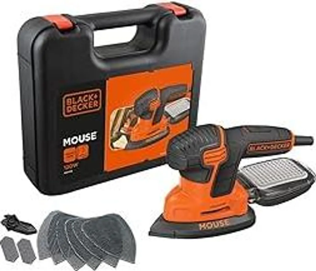 Levigatrice Mouse Black+Decker KA2500K 120W - Recensione e Offerta