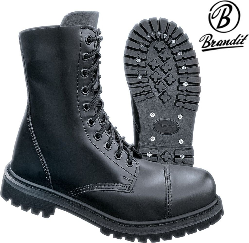Brandit Boot Uni Phantom 10-Loch schwarz Basics, Festival Produktbild 21