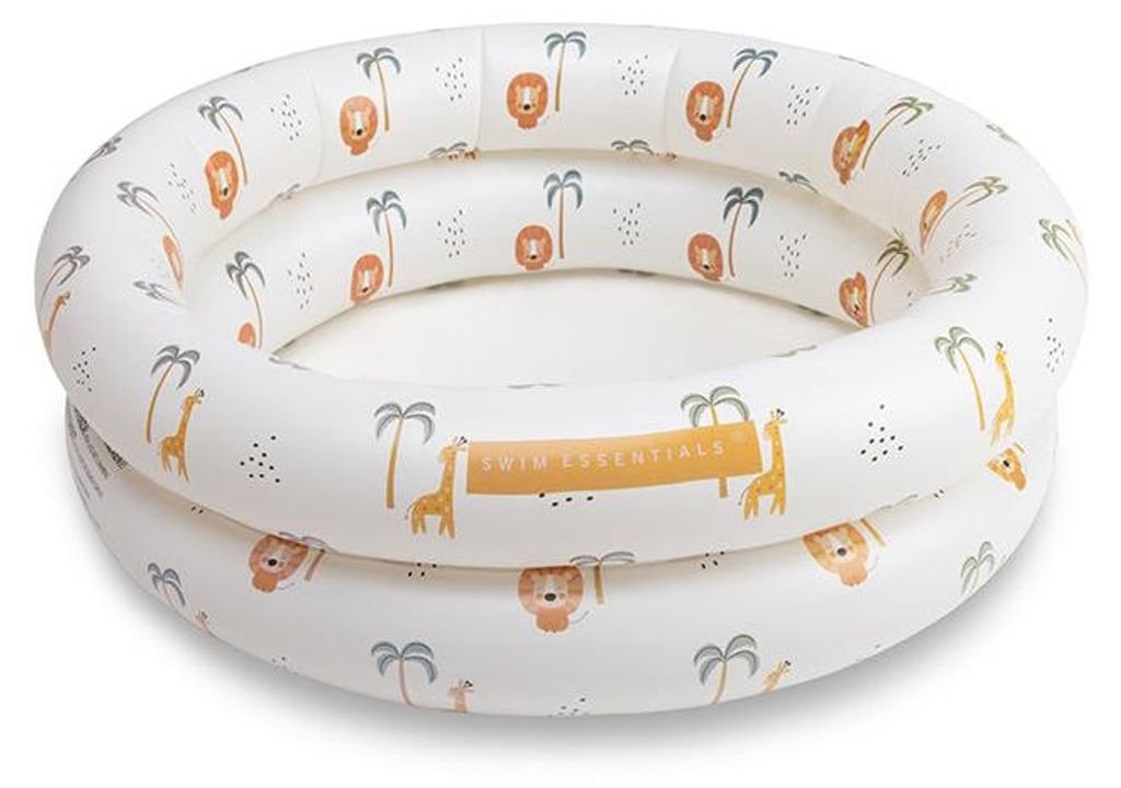 Swim Essentials Baby-Planschbecken – Mehrfarbig – Dschungel – Ø 60 cm
