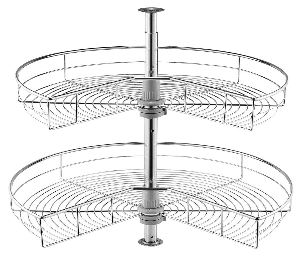 Organisateur d'angle chromé VEVOR en forme de haricot Image du produit 